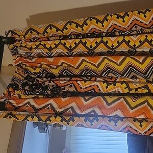 African print skirt